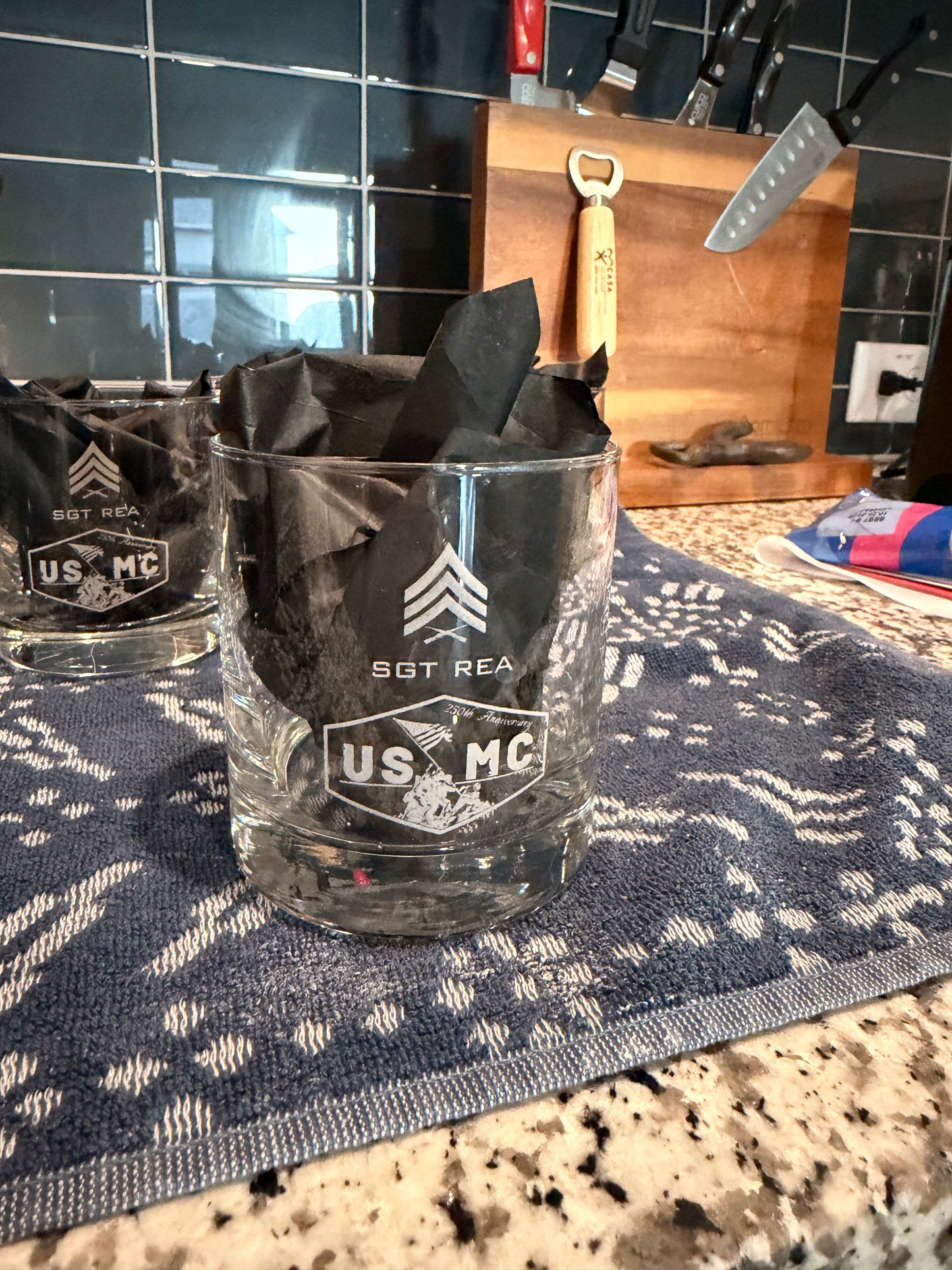 Personalized Whiskey Glasses - Custom Engraved Glassware Set | Gift for Bourbon Lovers
